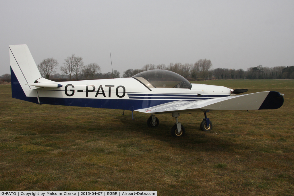 G-PATO, 2004 Zenair CH-601UL Zodiac C/N PFA 162A-14328, Zenair CH-601 UL Zodiac at The Real Aeroplane Club's Spring Fly-In, Breighton Airfield, April 2013.