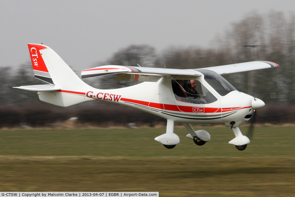 G-CTSW, 2006 Flight Design CTSW C/N 05-11-15, Flight Design CTSW at The Real Aeroplane Club's Spring Fly-In, Breighton Airfield, April 2013.