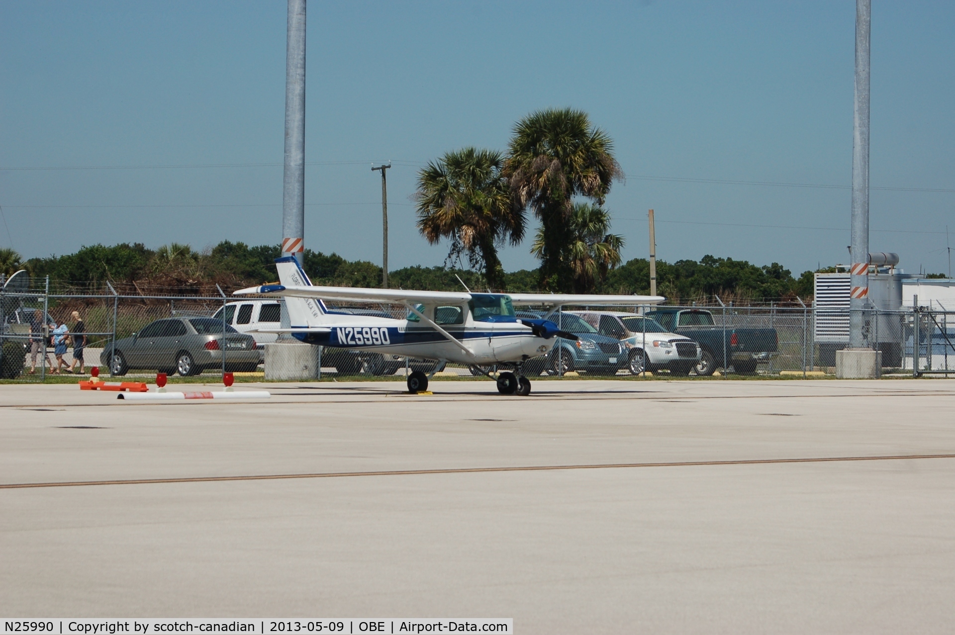 N25990, 1977 Cessna 152 C/N 15280900, 1977 Cessna 152, N25990, at Okeechobee County Airport, Okeechobee, FL