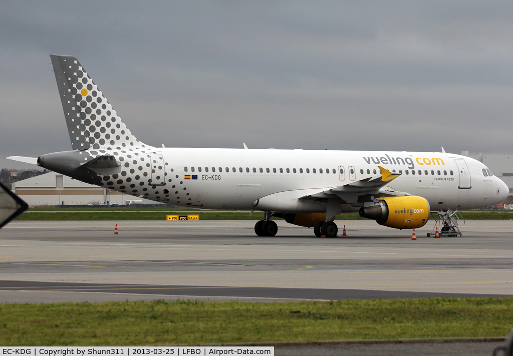 EC-KDG, 2007 Airbus A320-214 C/N 3095, Parked at the old Terminal...