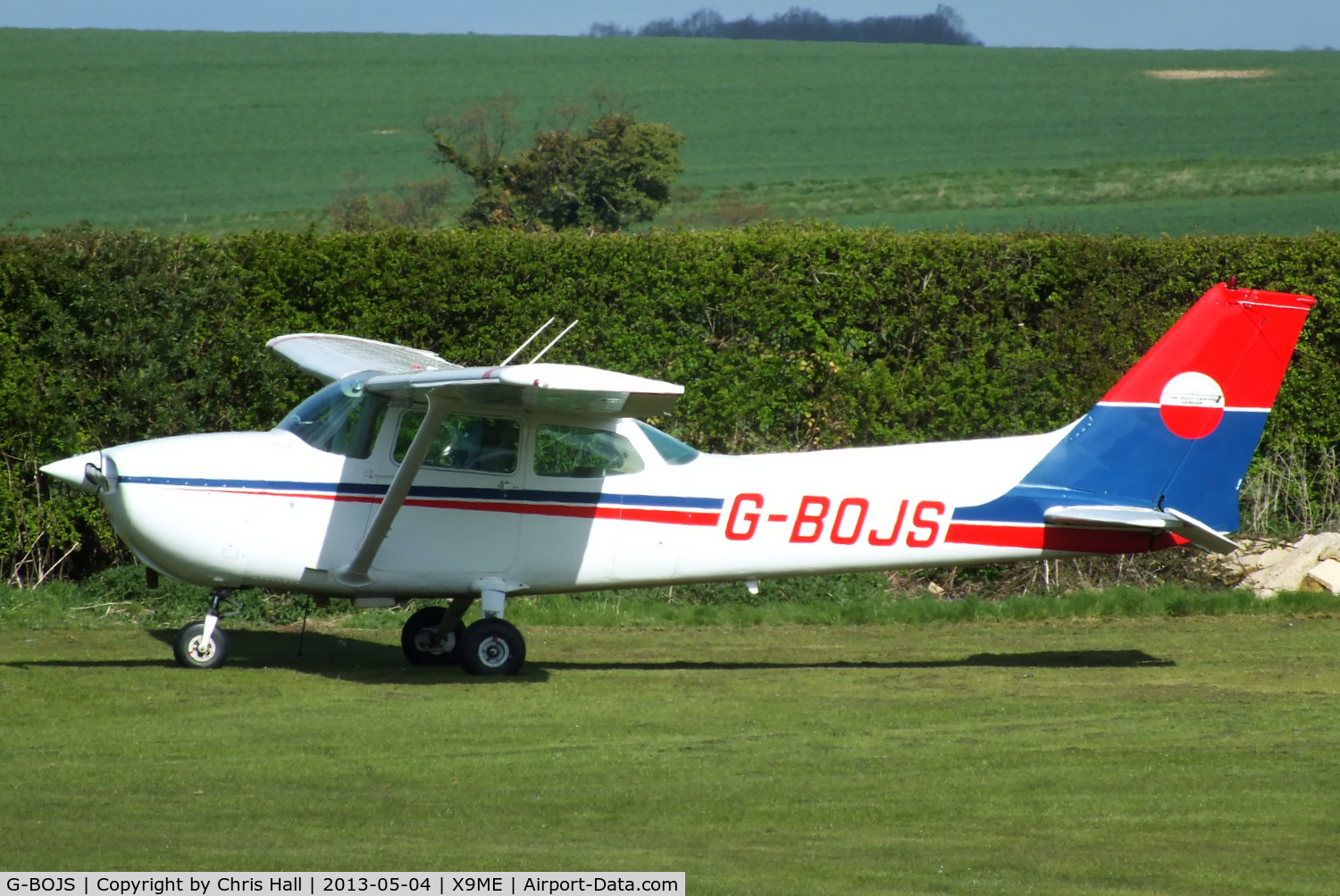 G-BOJS, 1981 Cessna 172P C/N 172-74582, at Meppershall Airfireld, Bedfordshire