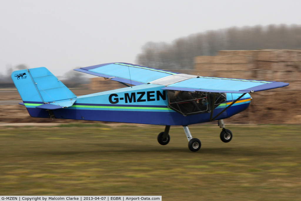 G-MZEN, 1996 Rans S-6ESD Coyote II C/N PFA 204-12823, Rans S6-ESD at The Real Aeroplane Club's Spring Fly-In, Breighton Airfield, April 2013.