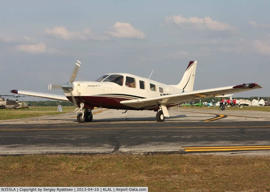 N355LA, 2007 Piper PA-32R-301T Turbo Saratoga C/N 3257472, Sun'n-Fun 2013