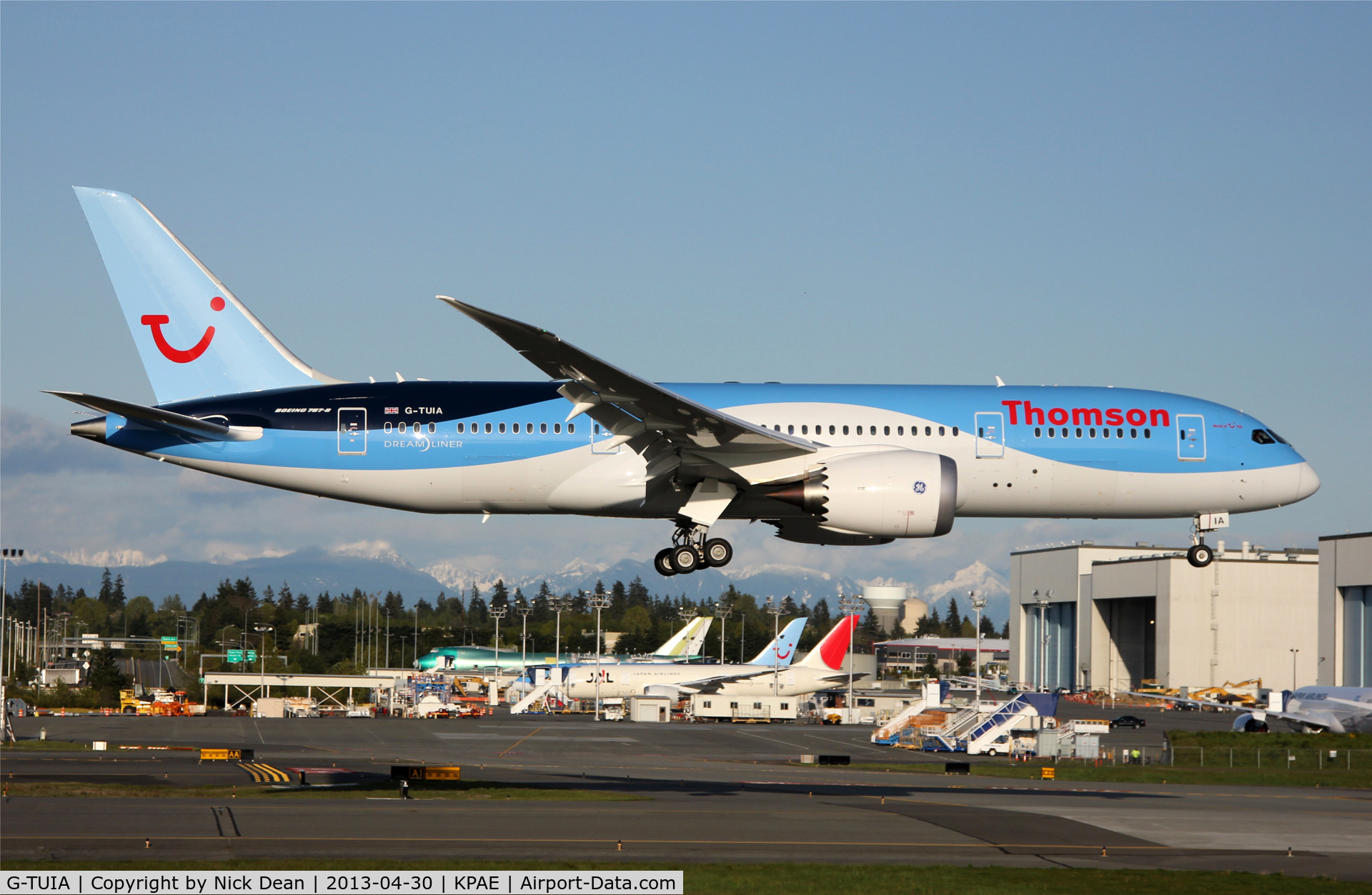 G-TUIA, 2013 Boeing 787-8 Dreamliner C/N 34422, KPAE/PAE