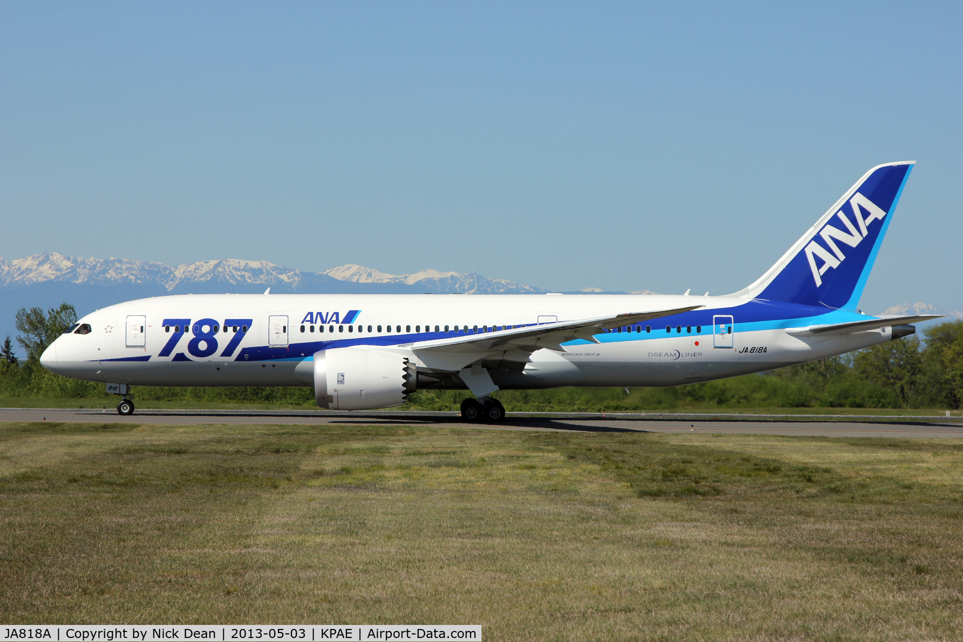 JA818A, 2012 Boeing 787-8 Dreamliner C/N 42243, KPAE/PAE