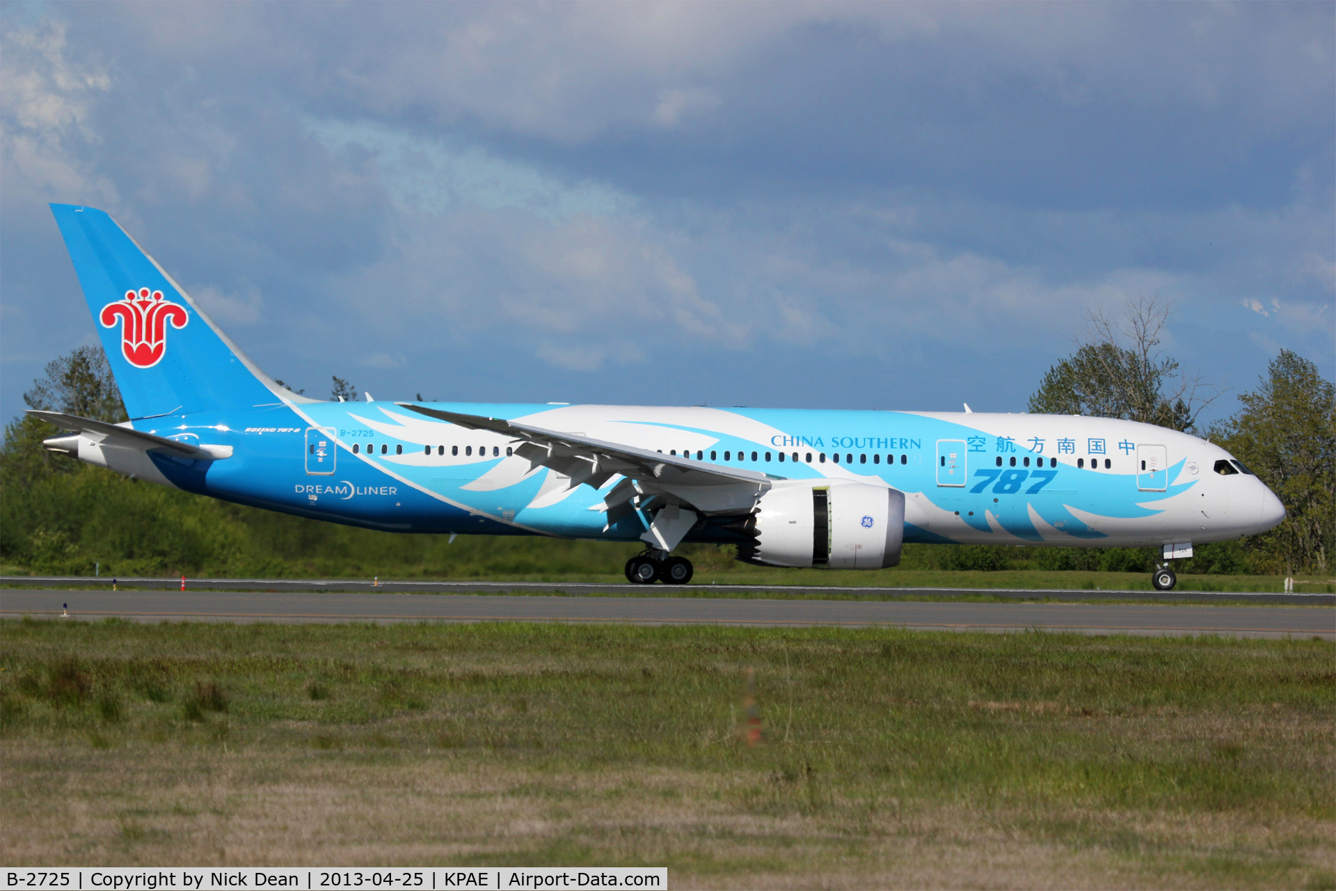 B-2725, 2012 Boeing 787-8 Dreamliner Dreamliner C/N 34923, KPAE/PAE