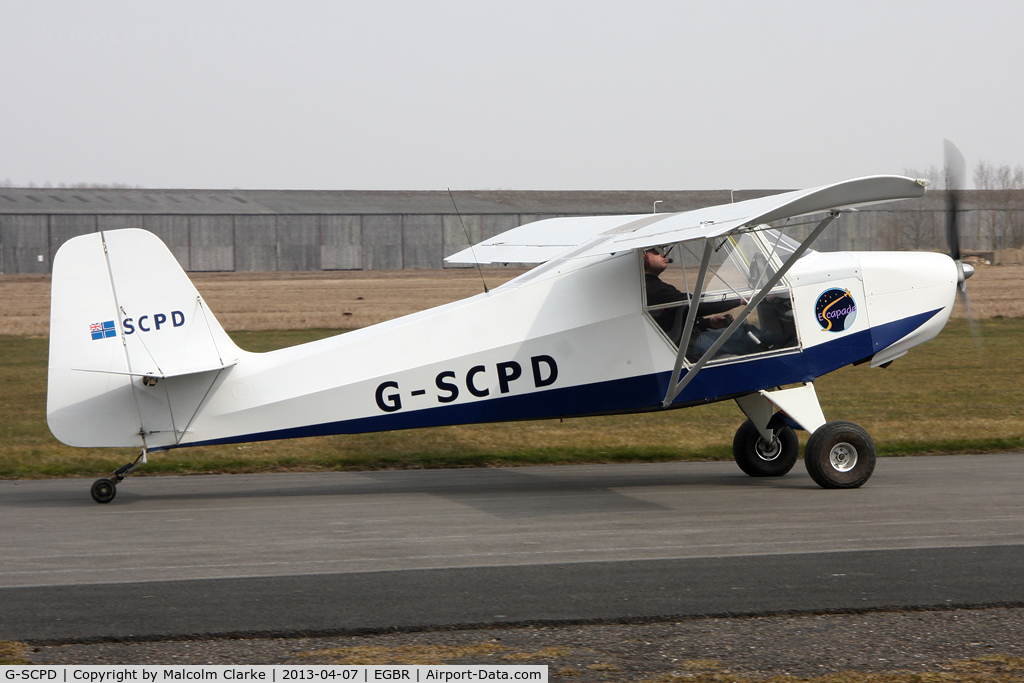 G-SCPD, 2004 Reality Escapade 912(1) C/N BMAA/HB/319, Reality Escapade 912(1), at The Real Aeroplane Club's Spring Fly-In, Breighton Airfield, April 2013.