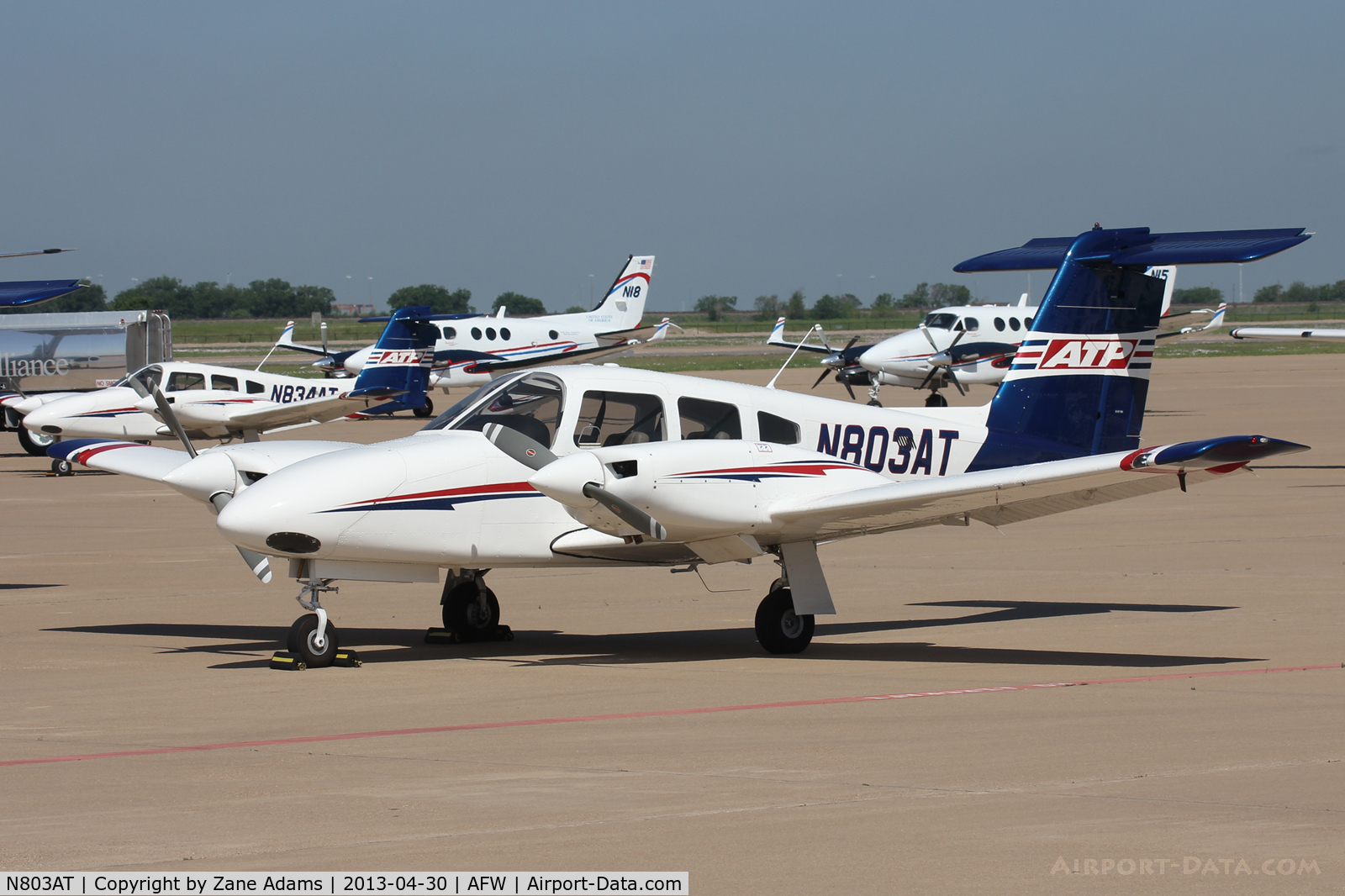 N803AT, 2013 Piper PA-44-180 Seminole C/N 4496332, At Alliance Airport - Fort Worth, TX