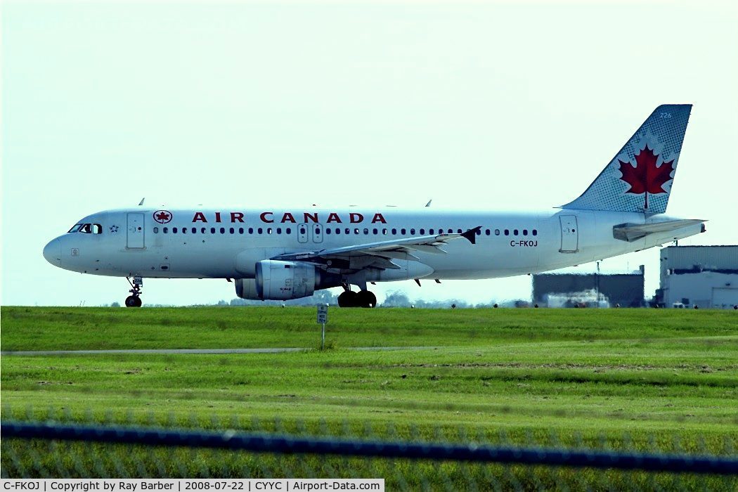 C-FKOJ, 1991 Airbus A320-211 C/N 330, Airbus A320-211 [0330] (Air Canada) Calgary-International~C 22/07/2008