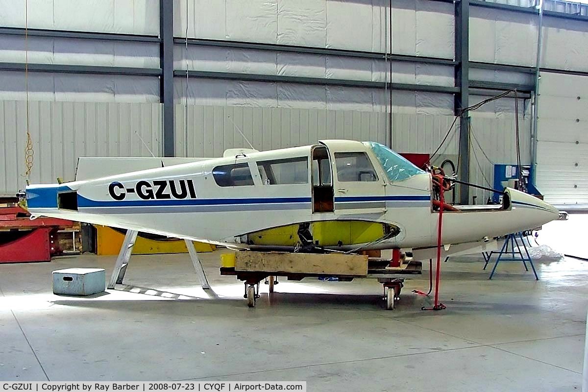 C-GZUI, 1970 Piper PA-39-160 Twin Comanche C/R C/N 39-75, Piper PA-39-160 Twin Comanche C/R [39-75] Red Deer~C 23/07/2008. Seen here on rebuild.
