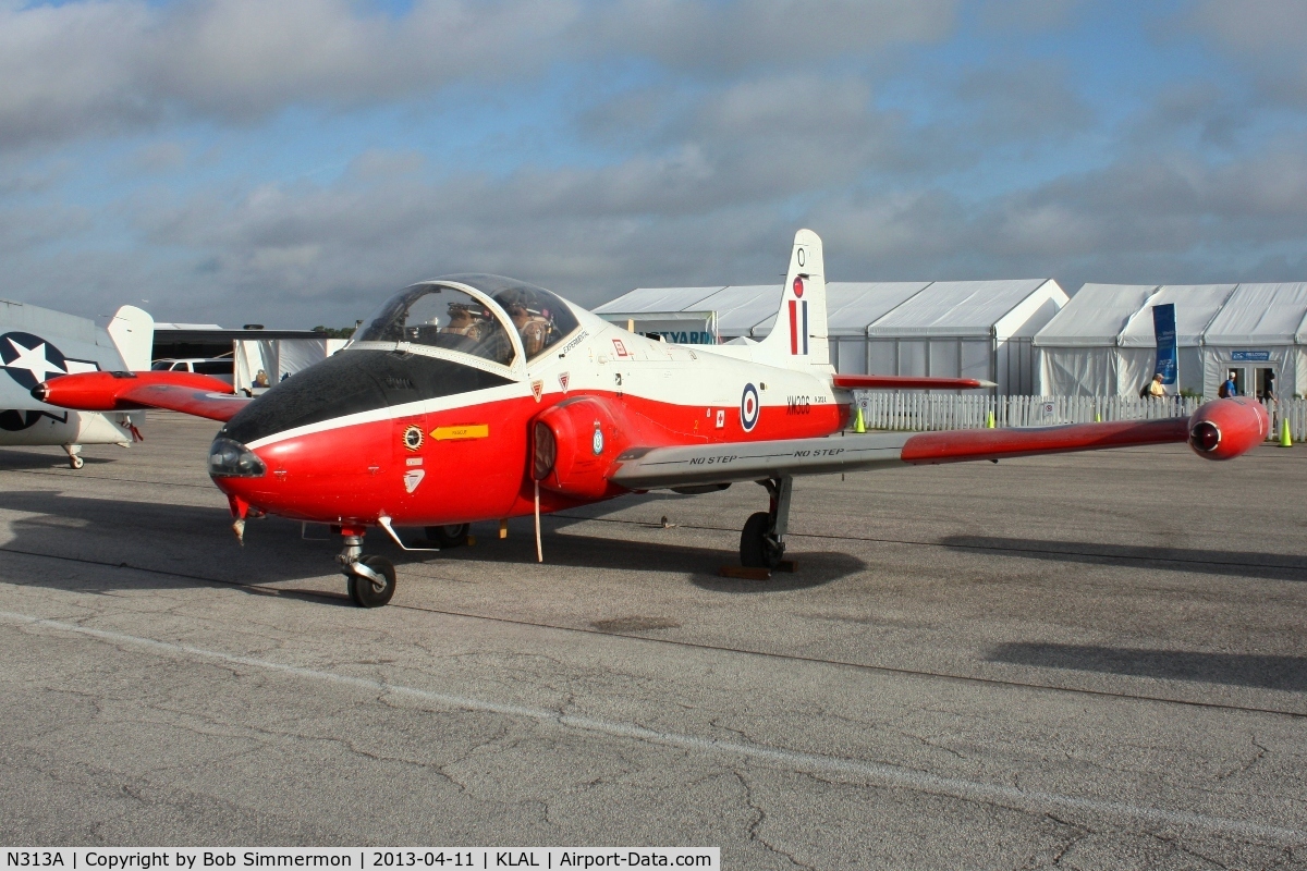 N313A, 1974 BAC 84 Jet Provost T.5A C/N EEP/JP/970, Sun N Fun 2013 - Lakeland, FL