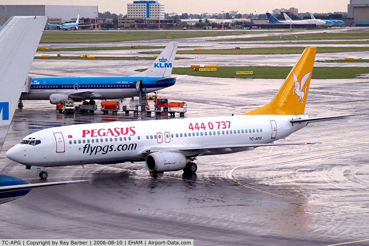 TC-APG, 1999 Boeing 737-82R C/N 29329, Boeing 737-82R [29329] (Pegasus Airlines) Amsterdam-Schiphol~PH 10/08/2006