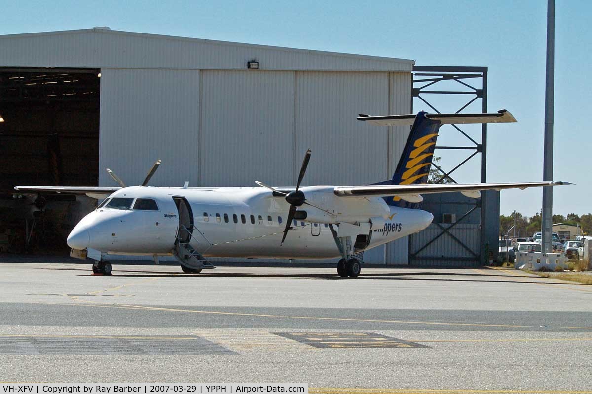 VH-XFV, 1992 De Havilland Canada DHC-8-314 Dash 8 C/N 350, De Havilland Canada DHC-8-314A Dash 8 [350] (Skippers Aviation) Perth~VH 29/03/2007