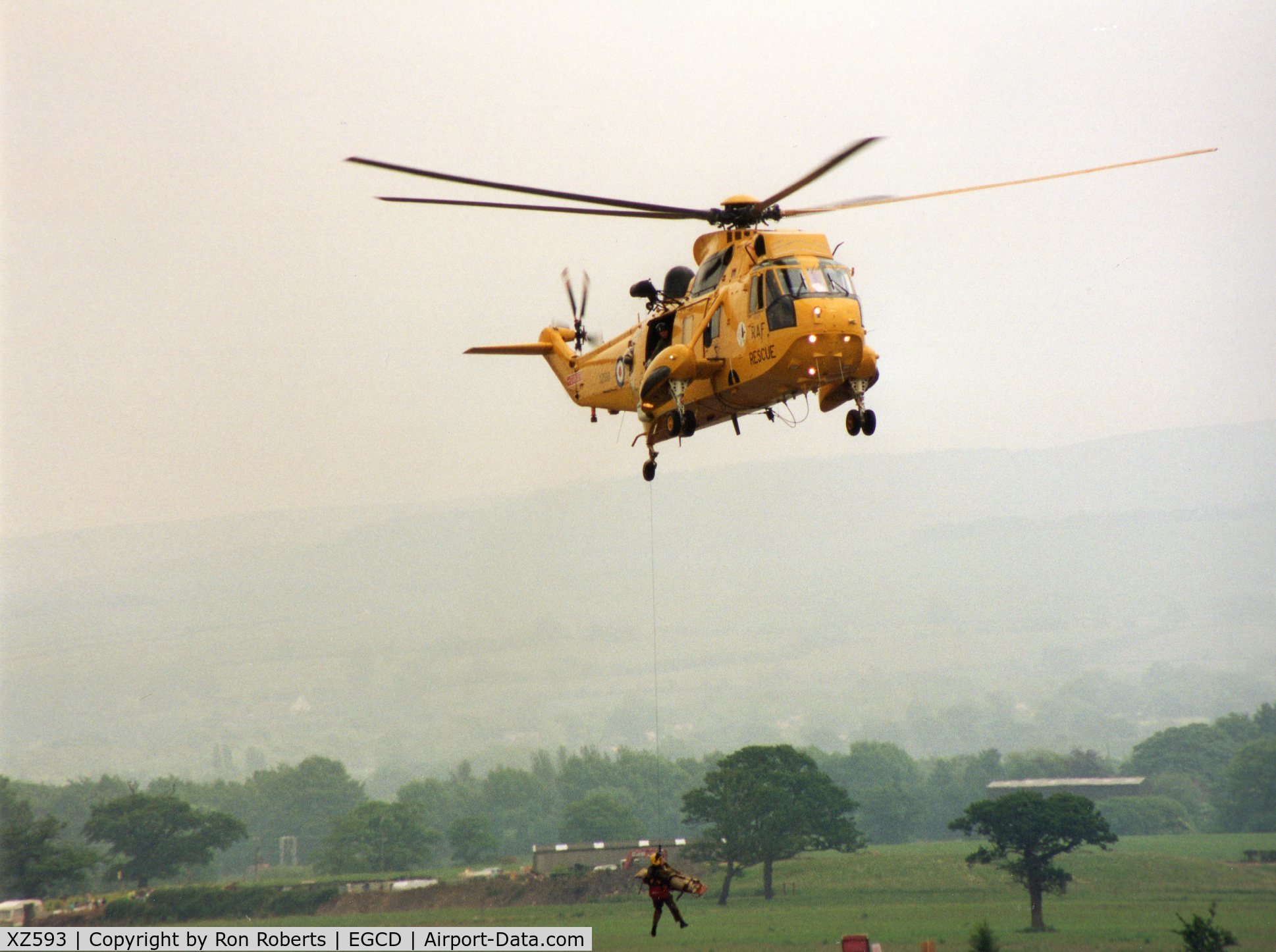 XZ593, 1978 Westland Sea King HAR.3 C/N WA859, Woodford Airshow