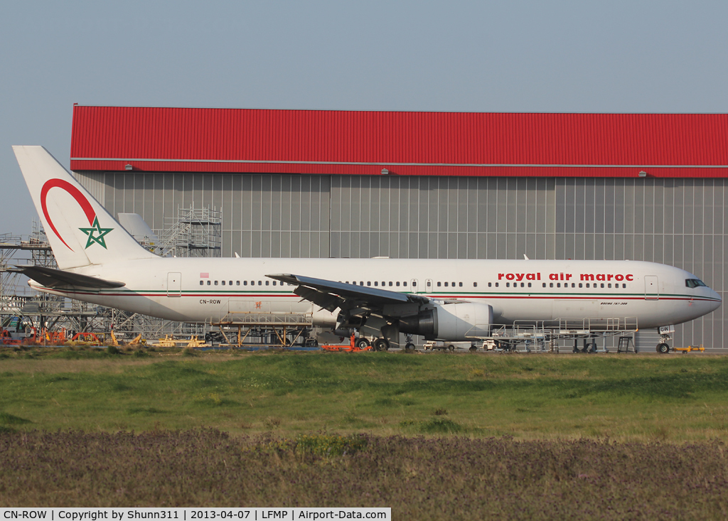 CN-ROW, 1999 Boeing 767-343/ER C/N 30008, Parked at EAS facility for maintenance...