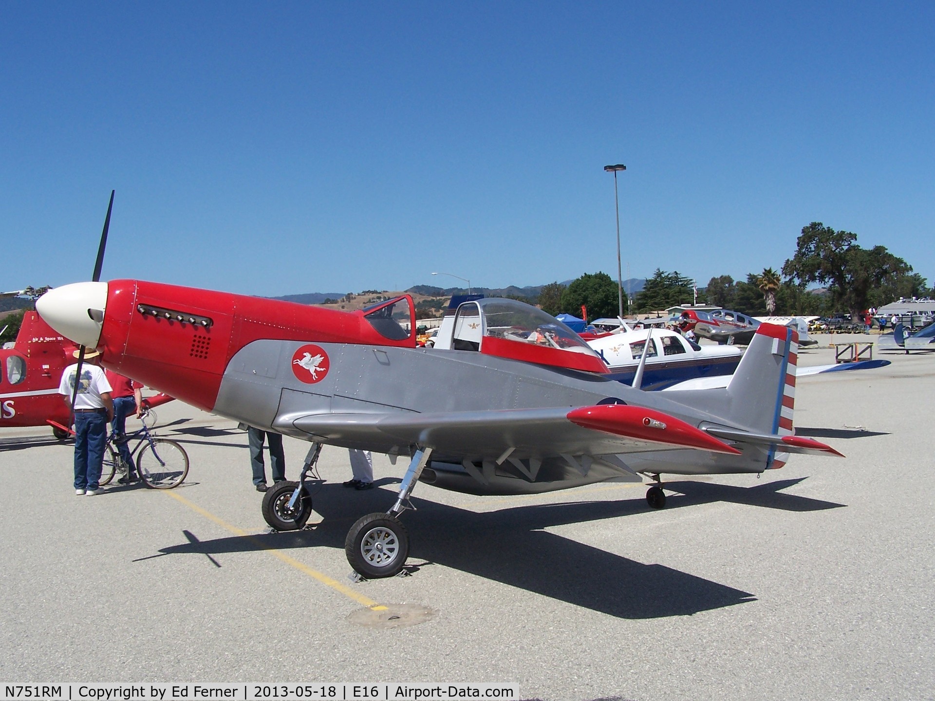 N751RM, Titan T-51 Mustang C/N MLS08912SOHK0137, Appeared at the San Martin Airport Fly In on May 18, 2013.