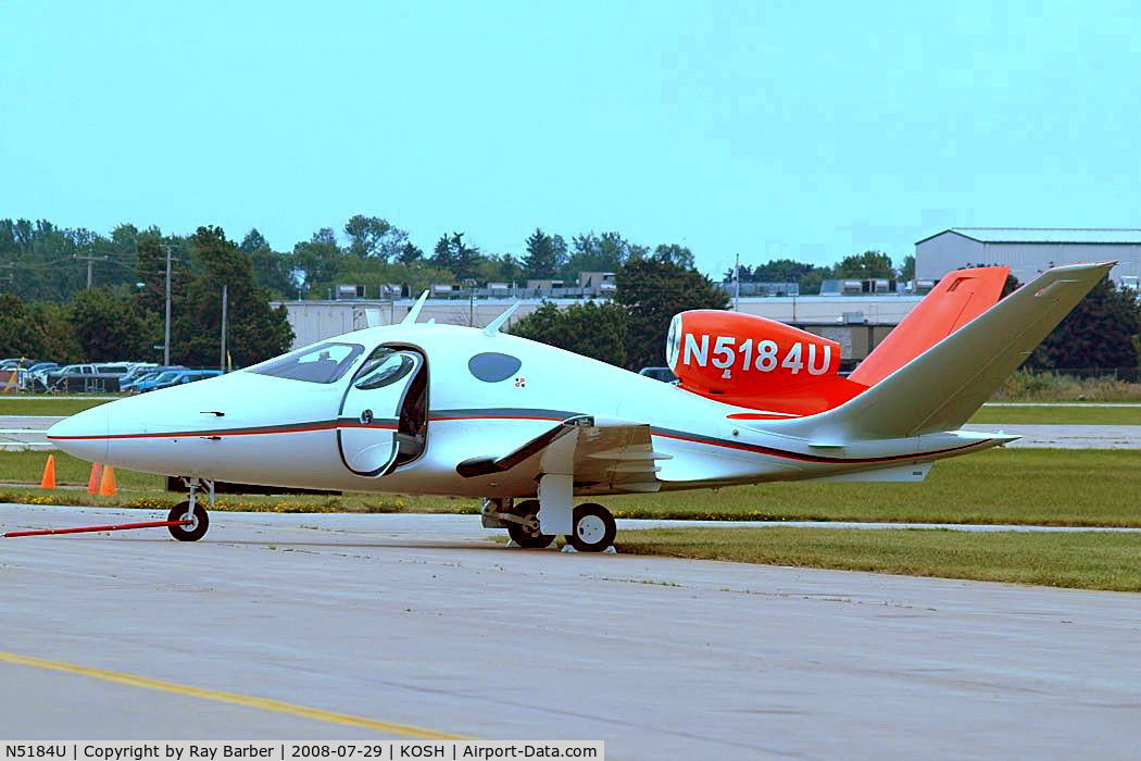 N5184U, 2007 Swift Engineering Inc Mark 400 C/N SE-400-001, Eclipse Aviation Eclipse Concept Jet [SE-400-001] (Eclipse Aerospace) Oshkosh - Wittman Regional~N 29/07/2008