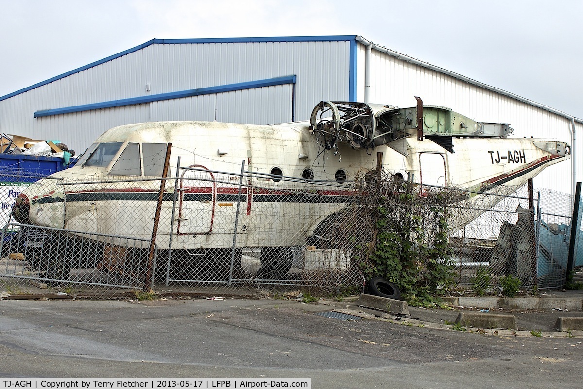 TJ-AGH, 1980 CASA C-212-200 Aviocar C/N 159, 1980 CASA 212-200, c/n: 159 at rear of AeroStock compound at Le Bourget