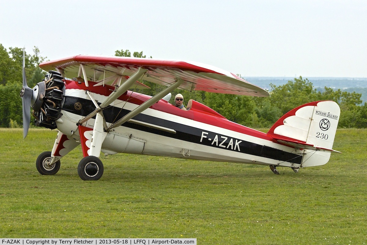 F-AZAK, Morane-Saulnier MS-230 C/N 403, Morane-Saulnier MS-230, c/n: 403 at La Ferte Alais in 2013