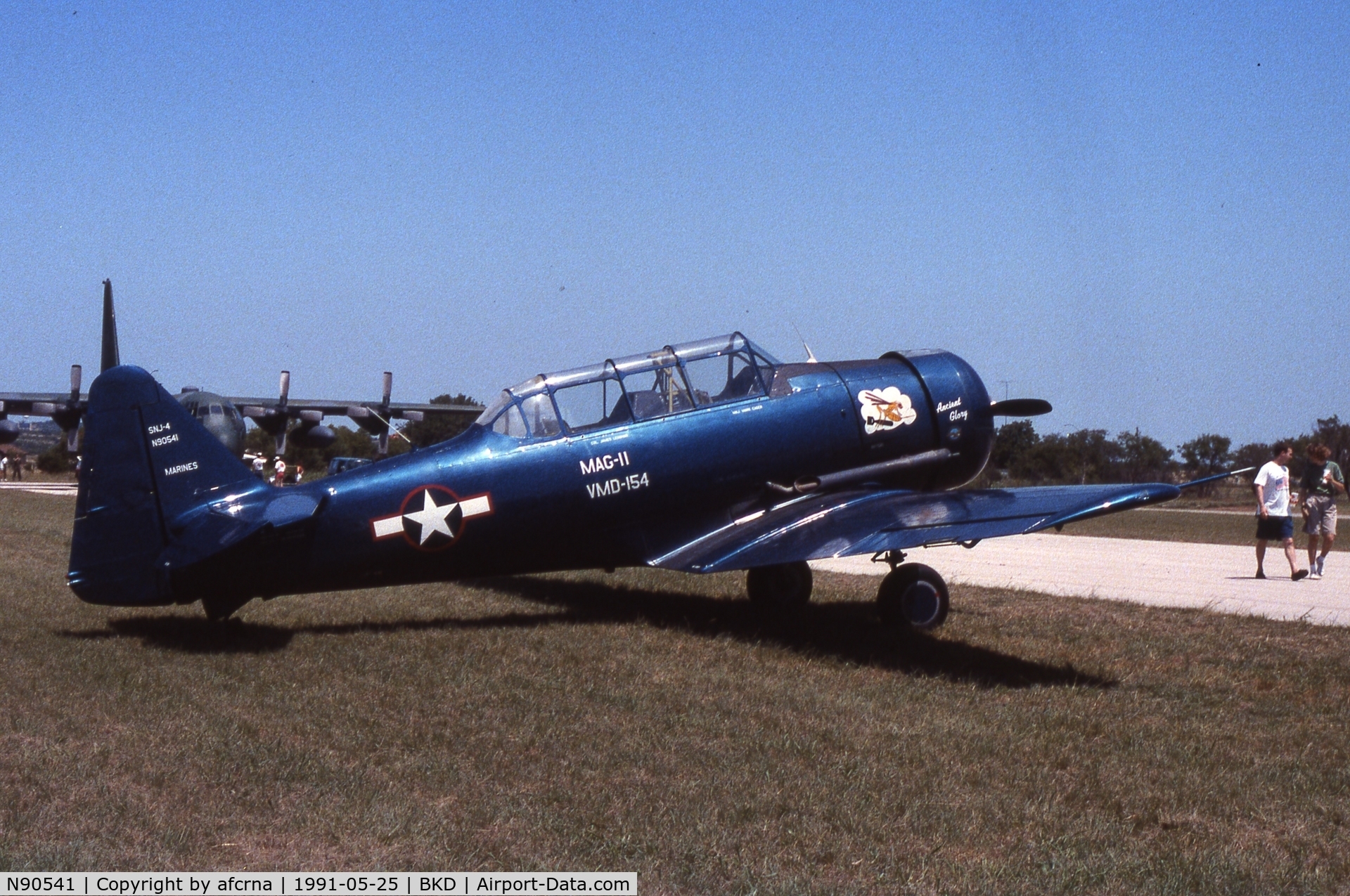 N90541, 1941 North American Harvard II C/N 3771, Breckenridge (Texas) Warbird Fly-in