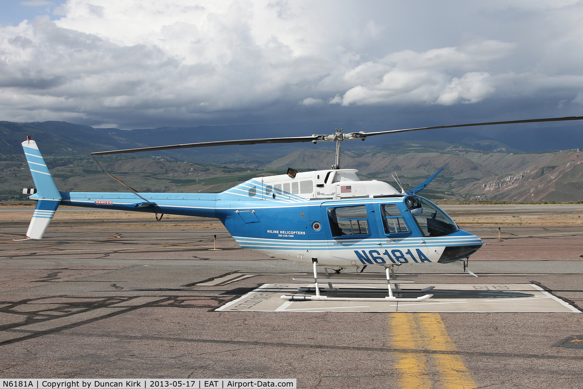 N6181A, 1993 Bell 206B C/N 4277, Ready for fight support duty