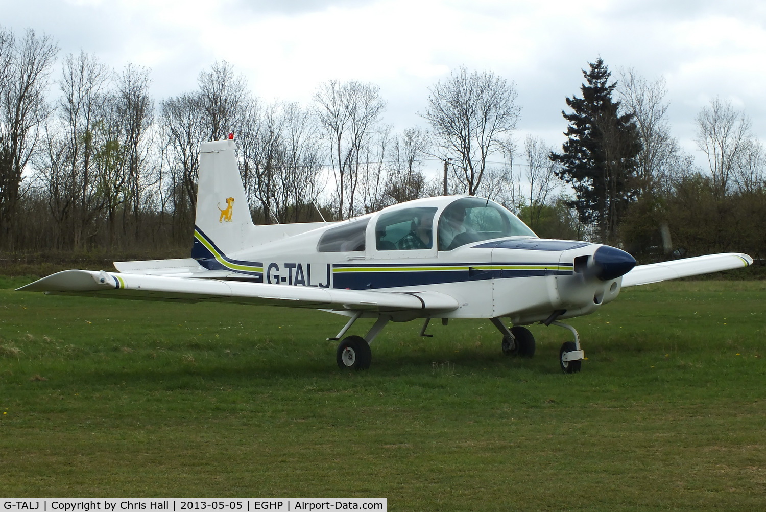 G-TALJ, 1973 Grumman American AA-5 Traveler C/N AA5-0479, at the LAA Microlight Trade Fair, Popham