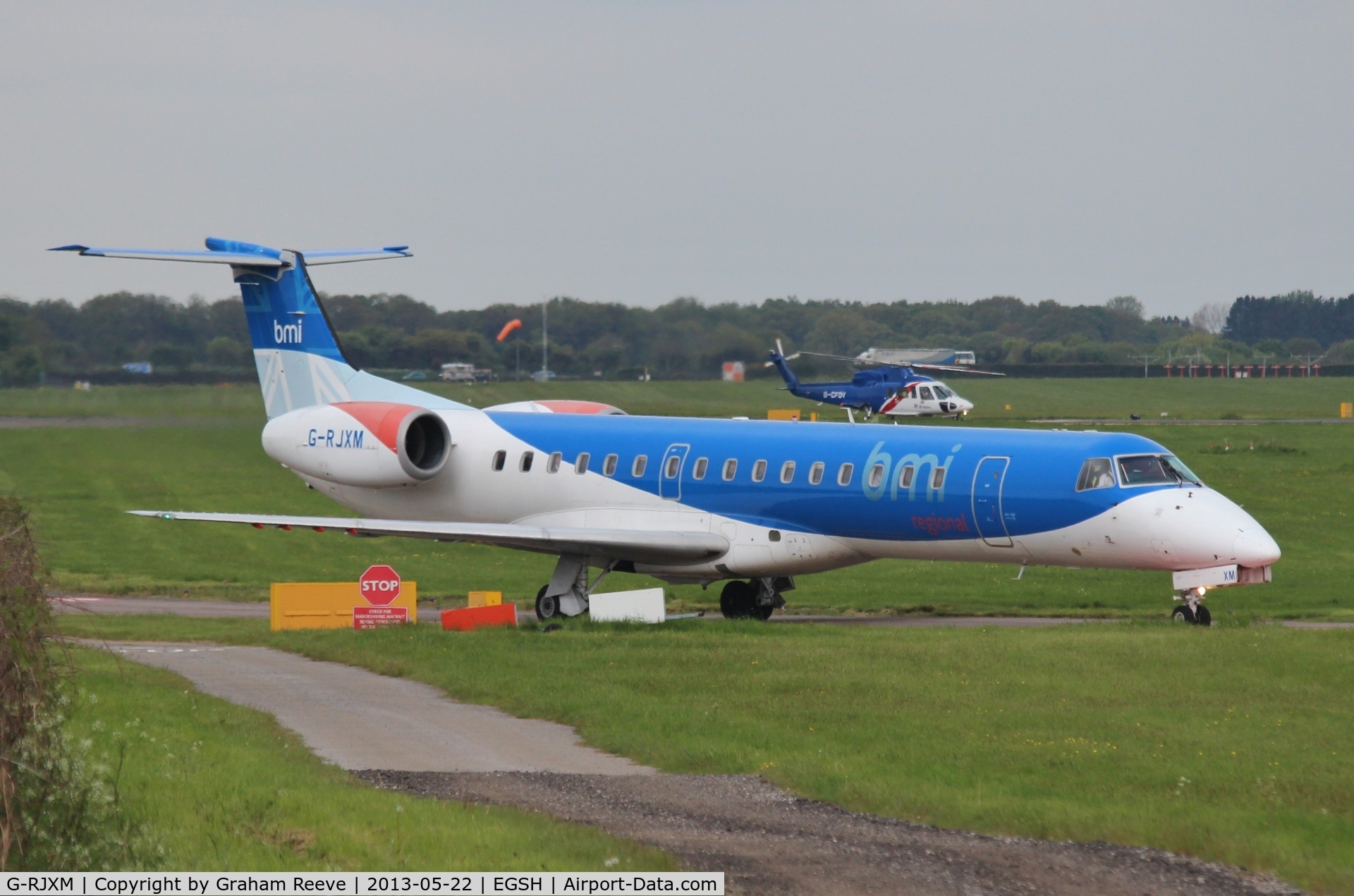 G-RJXM, 2000 Embraer ERJ-145MP (EMB-145MP) C/N 145216, About to depart from Norwich.