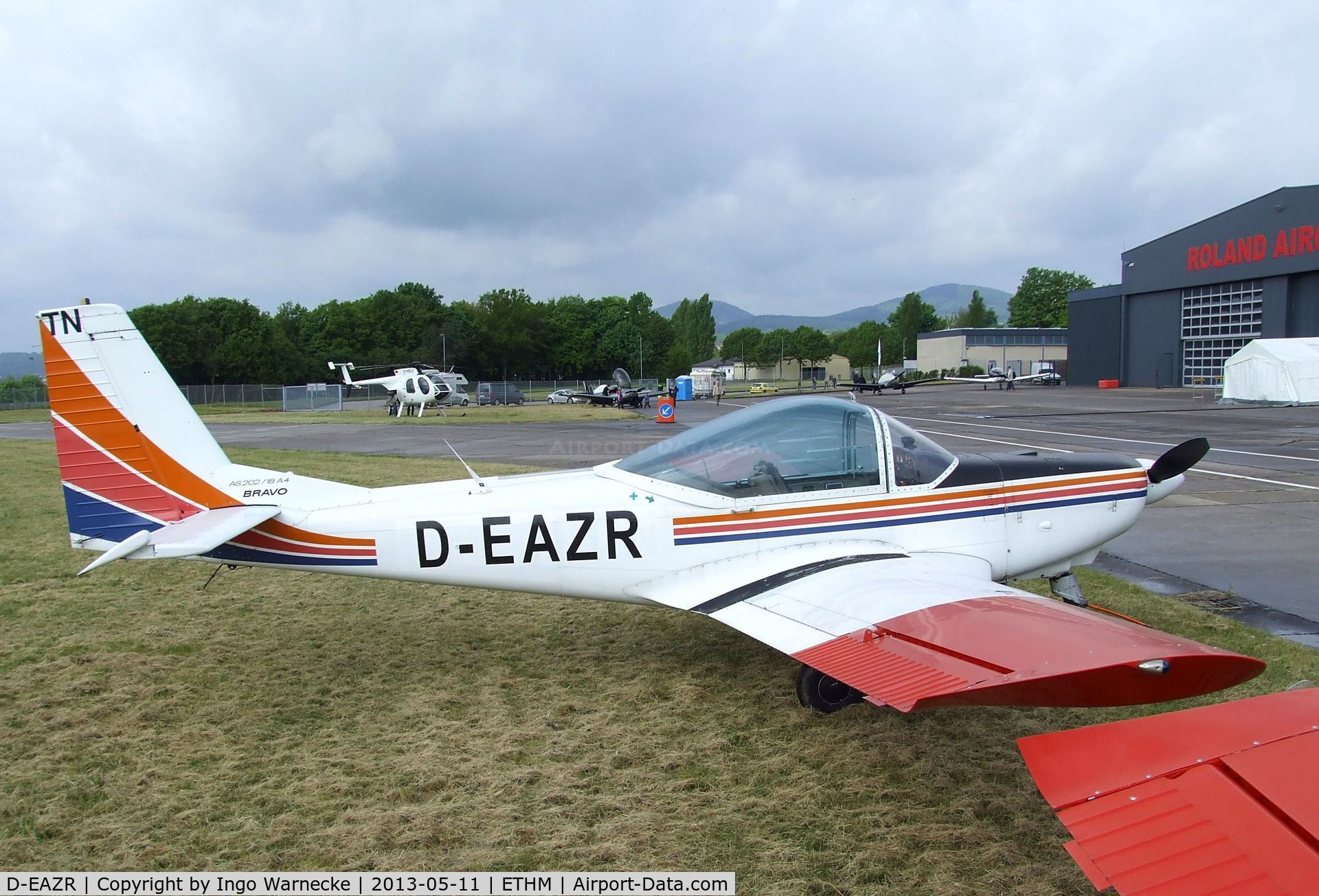D-EAZR, 1988 FFA AS-202/18A-4 Bravo C/N 233, FFA AS-202/18A4 Bravo during an open day at the Fliegendes Museum Mendig (Flying Museum) at former German Army Aviation base, now civilian Mendig airfield