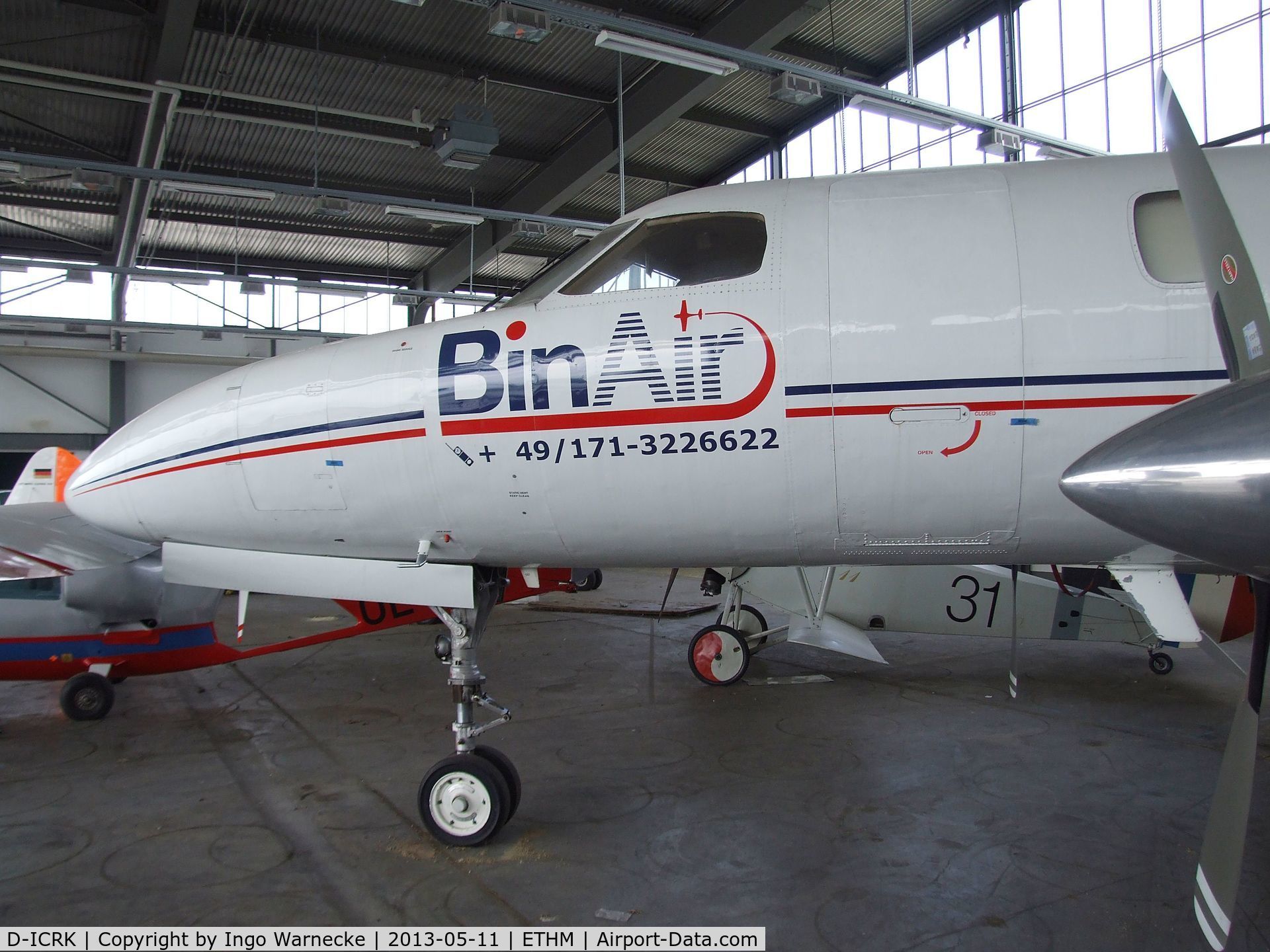 D-ICRK, 1980 Swearingen SA-226TC Metro II C/N TC-333, Swearingen SA.226-TC Metro II of BinAir during an open day at the Fliegendes Museum Mendig (Flying Museum) at former German Army Aviation base, now civilian Mendig airfield