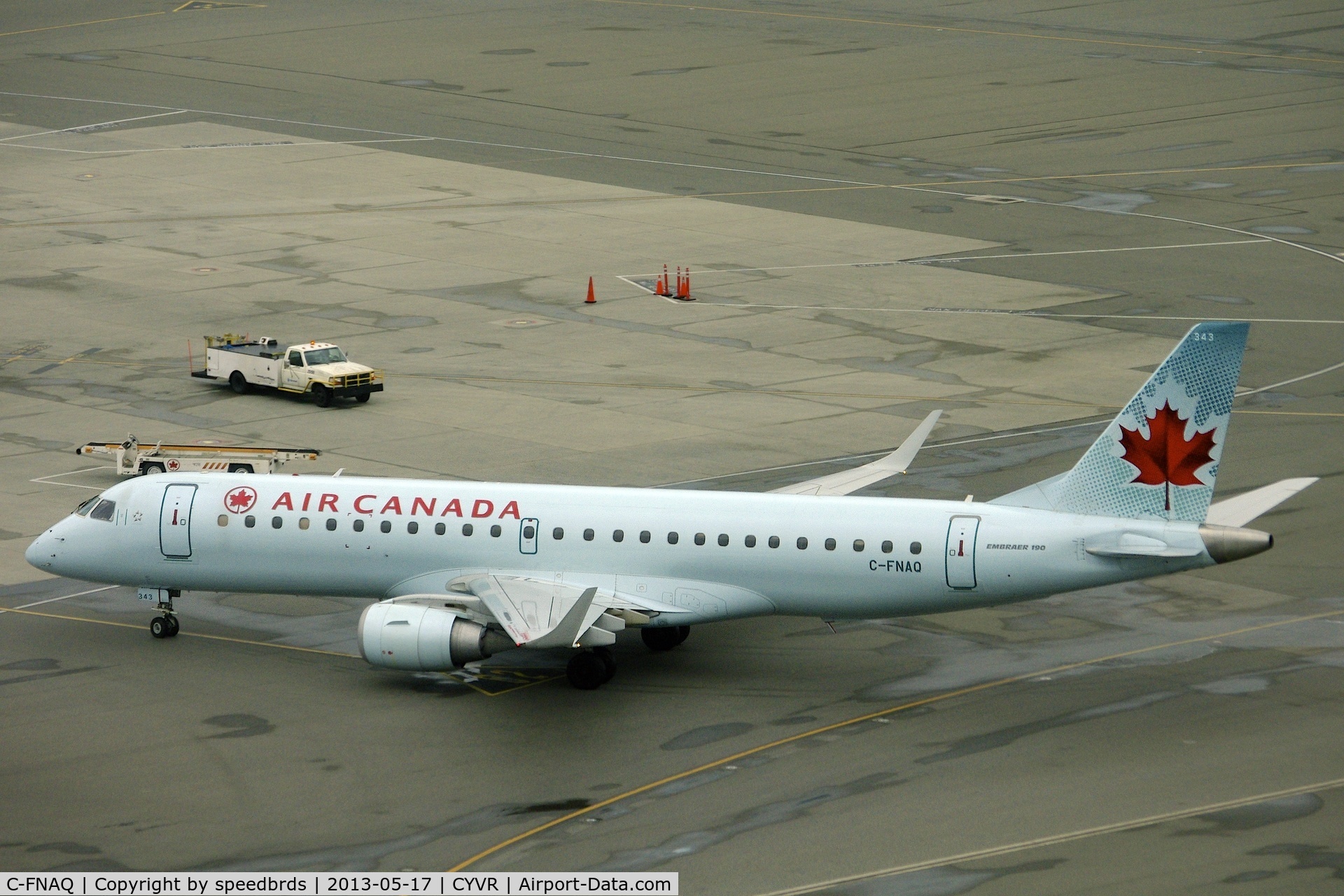 C-FNAQ, 2008 Embraer 190AR (ERJ-190-100IGW) C/N 19000146, Air Canada Embraer RJ-190