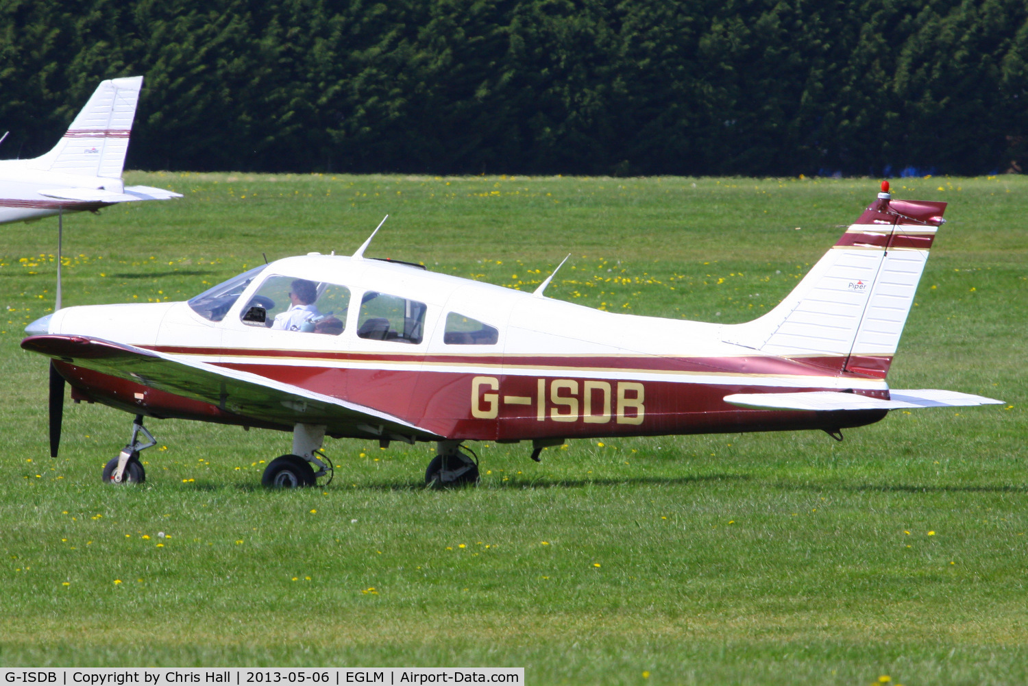 G-ISDB, 1977 Piper PA-28-161 Warrior II C/N 28-7716074, White Waltham resident