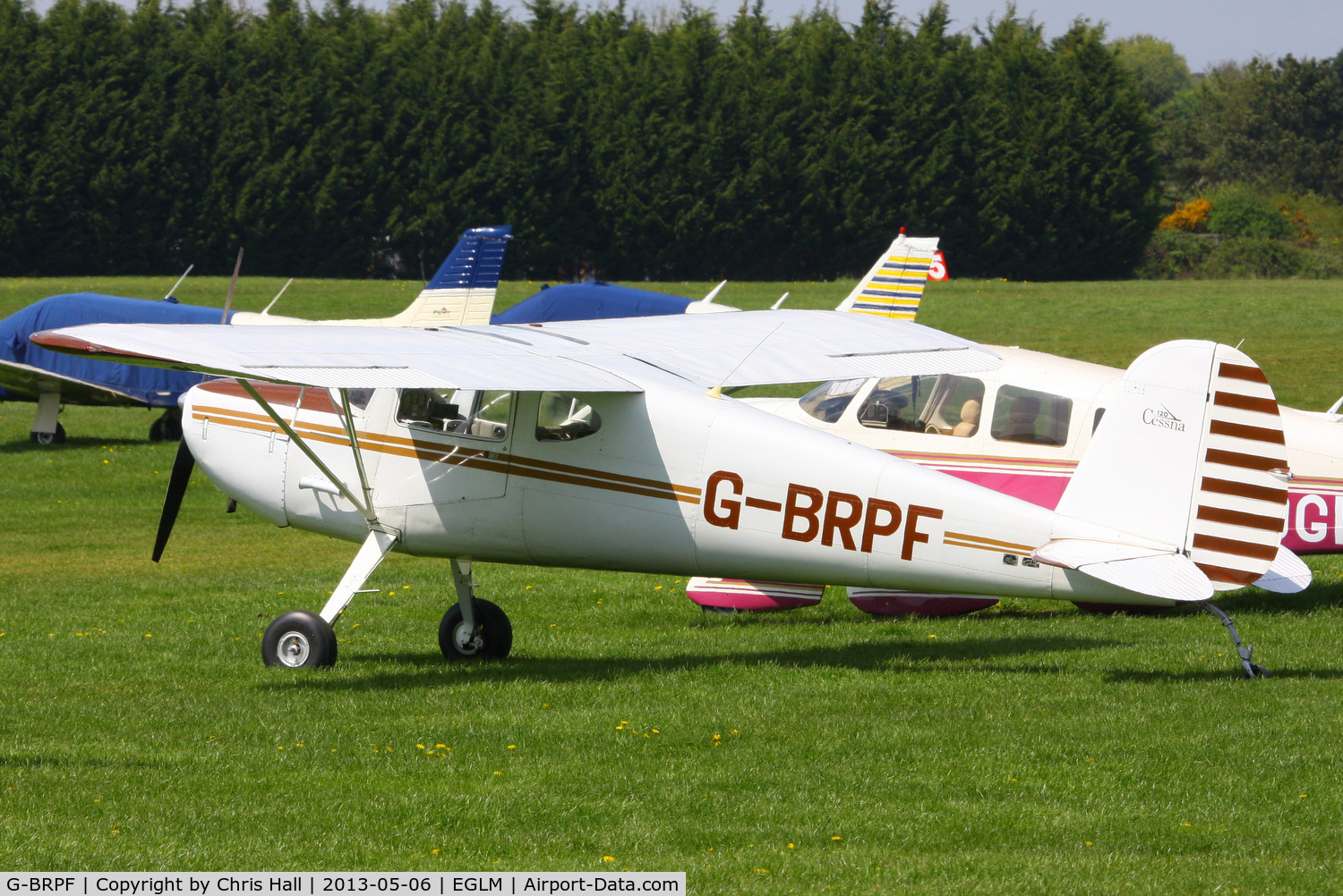 G-BRPF, 1946 Cessna 120 C/N 9902, White Waltham visitor