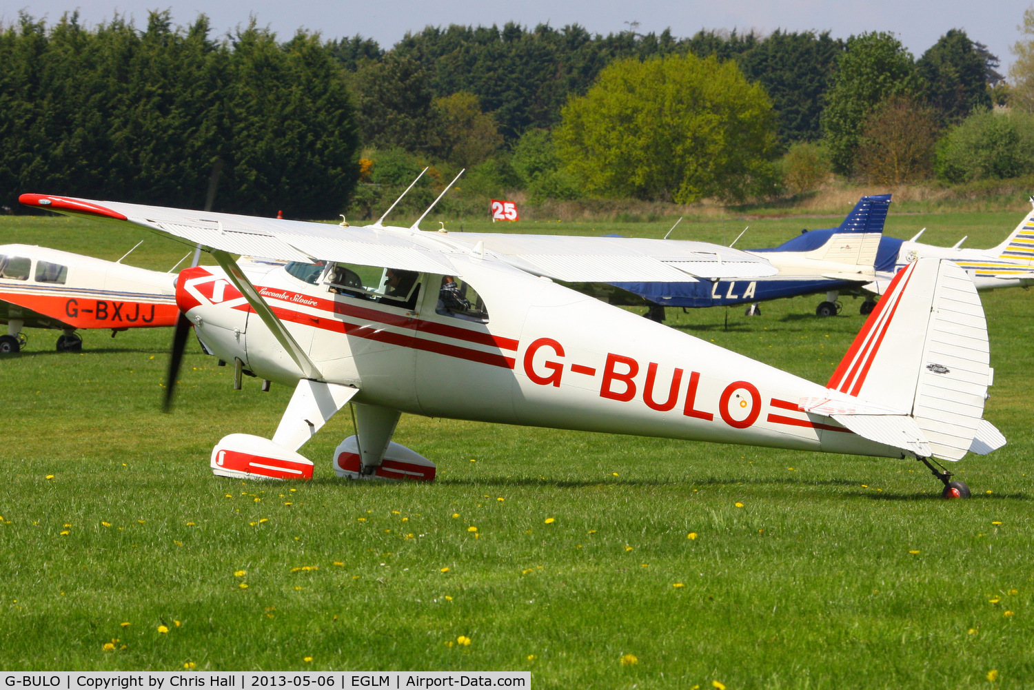 G-BULO, 1946 Luscombe 8F Silvaire C/N 4216, White Waltham visitor