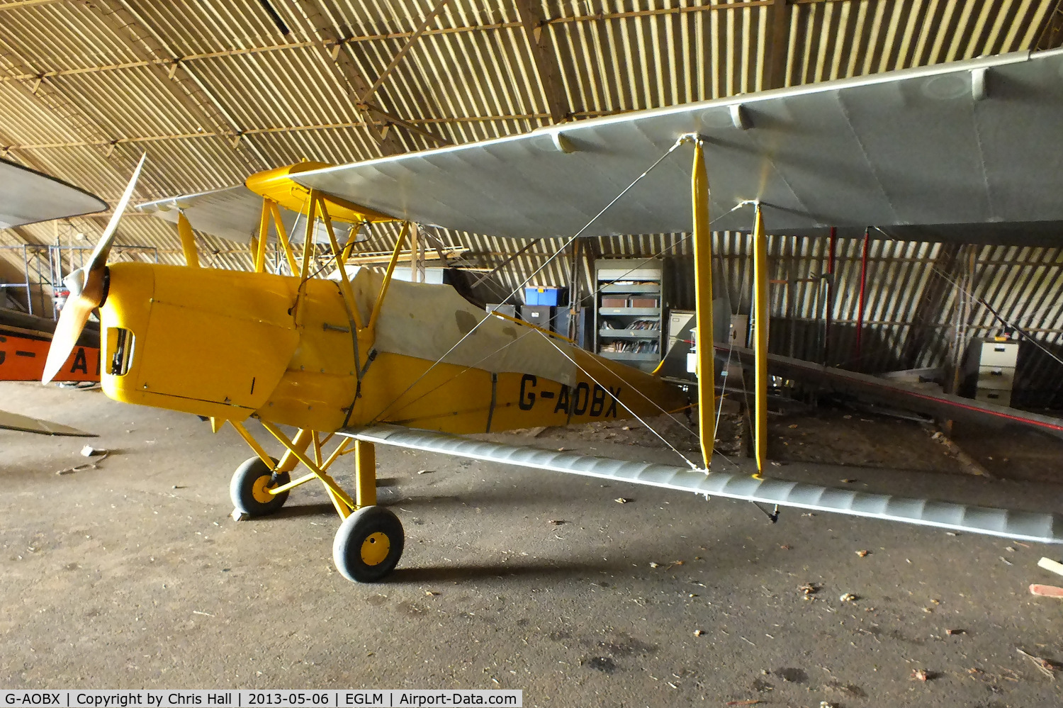 G-AOBX, 1940 De Havilland DH-82A Tiger Moth II C/N 83653, White Waltham resident