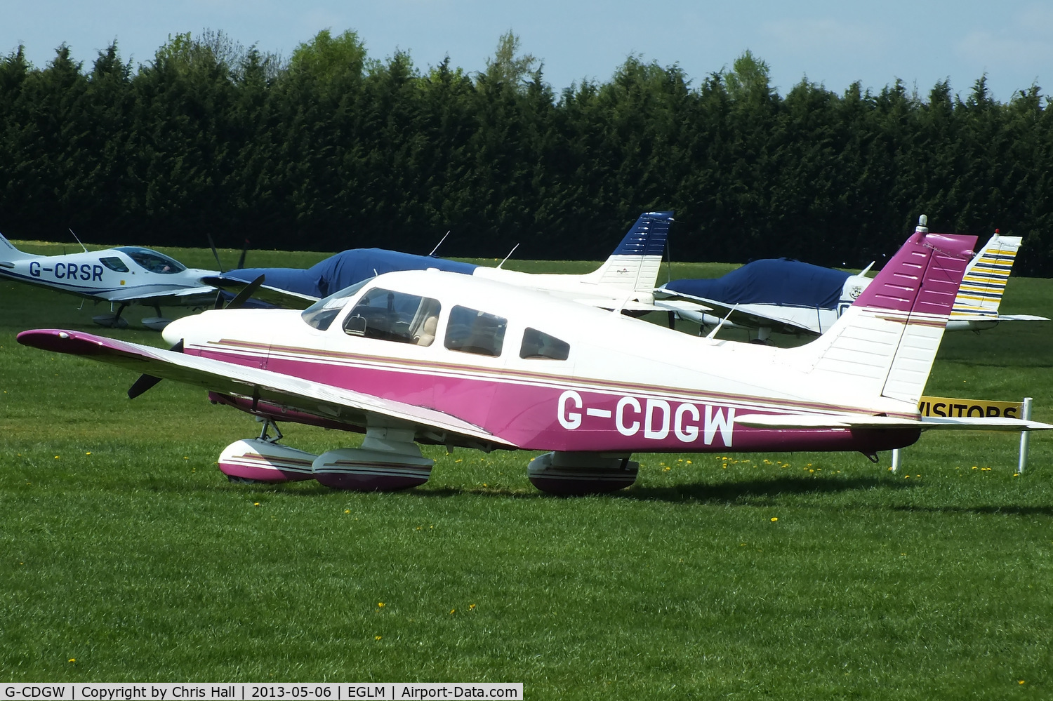 G-CDGW, 1979 Piper PA-28-181 Cherokee Archer II C/N 28-7990402, White Waltham visitor