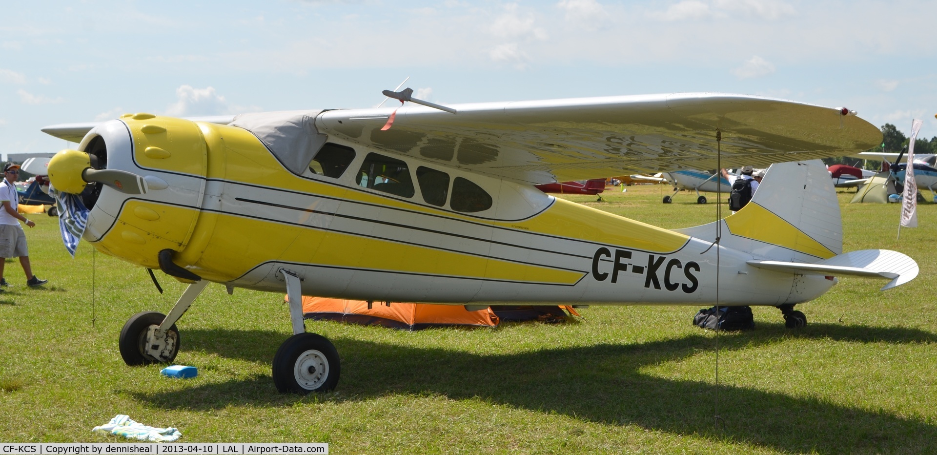 CF-KCS, 1947 Cessna 195 C/N 7034, 1947 CESSNA 195