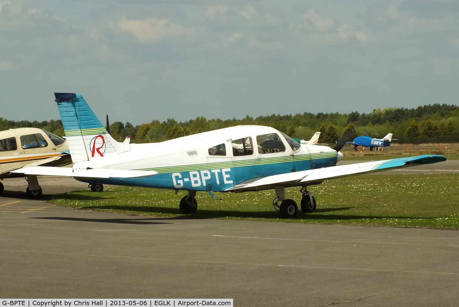 G-BPTE, 1976 Piper PA-28-181 Cherokee Archer II C/N 28-7690178, Blackbushe Aviation