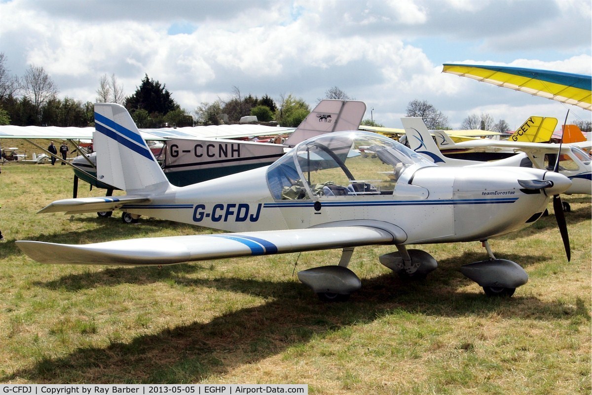 G-CFDJ, 2008 Cosmik EV-97 TeamEurostar UK C/N 3209, Evektor EV-97 Eurostar [2008-3209] Popham~G 05/05/2013