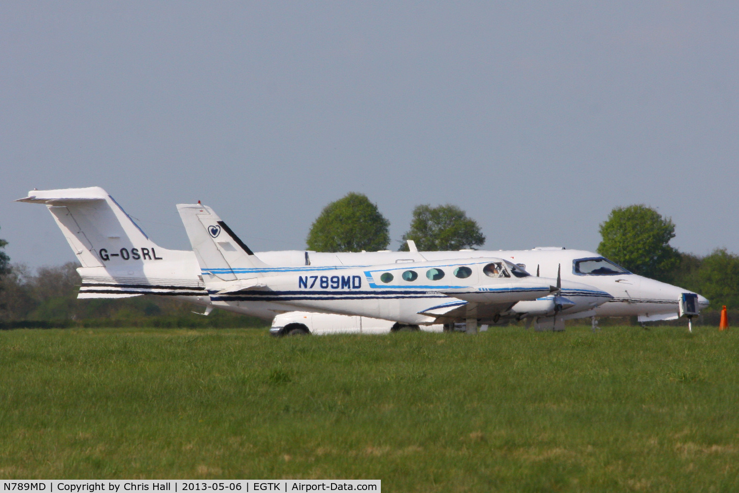 N789MD, 1980 Cessna 340A C/N 340A1021, at Oxford Airport
