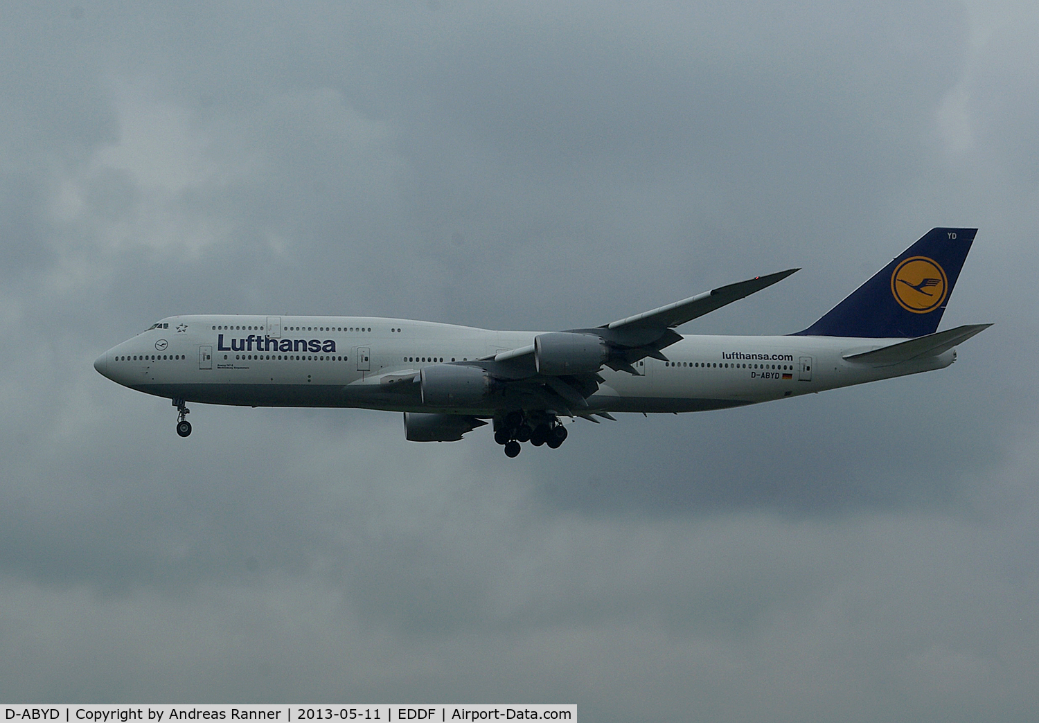 D-ABYD, 2012 Boeing 747-830 C/N 37829, Lufthansa Boeing 747-830
