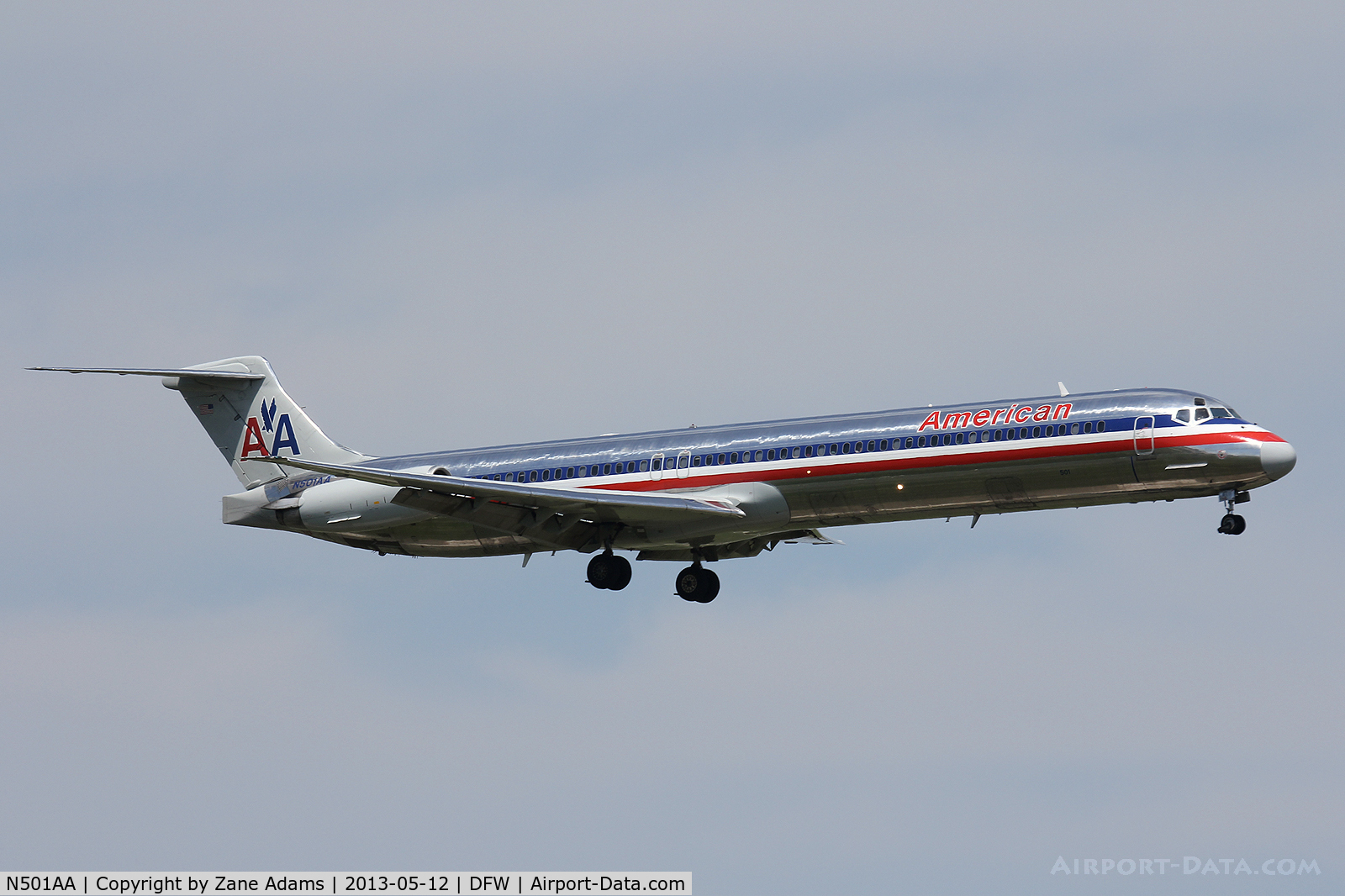 N501AA, 1989 McDonnell Douglas MD-82 (DC-9-82) C/N 49738, American Airlines at DFW Airport