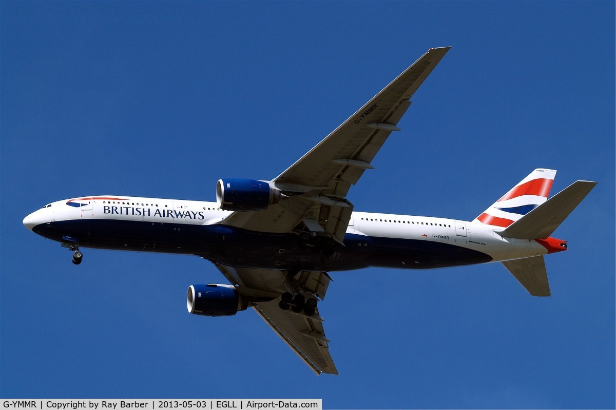 G-YMMR, 2008 Boeing 777-236 C/N 36516, Boeing 777-236ER [36516] (British Airways) Home~G 03/05/2013