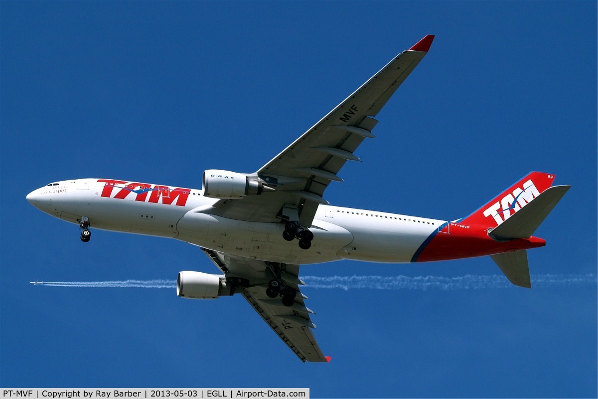 PT-MVF, 2002 Airbus A330-203 C/N 466, Airbus A330-203 [466] (TAM Airlines) Home~G 03/05/2013