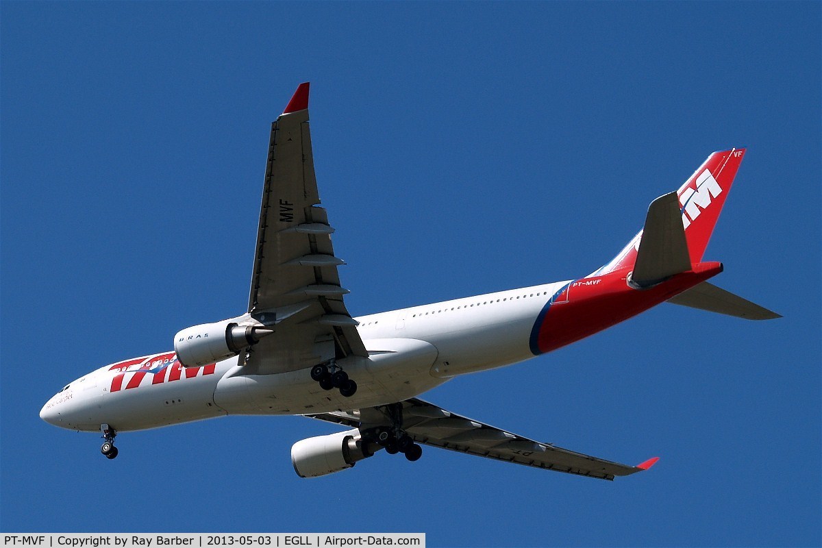 PT-MVF, 2002 Airbus A330-203 C/N 466, Airbus A330-203 [466] (TAM Airlines) Home~G 03/05/2013