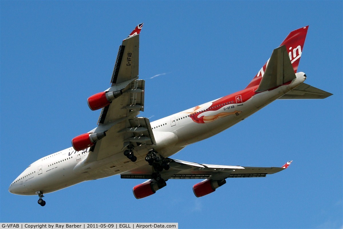 G-VFAB, 1994 Boeing 747-4Q8 C/N 24958, Boeing 747-4Q8 [24958] (Virgin Atlantic) Home~G 09/05/2011