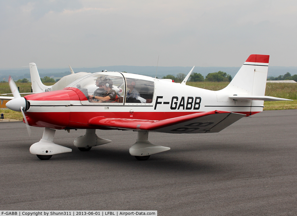 F-GABB, Robin DR-400-108  Dauphin 2+2 C/N 1114, Used for light flight during Airclub Open Day 2013...
