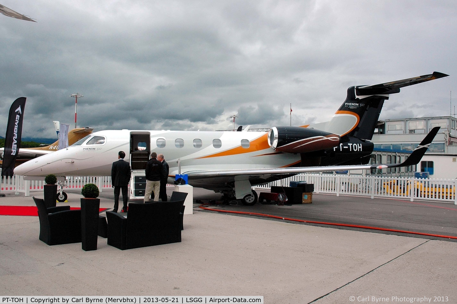 PT-TOH, 2012 Embraer EMB-505 Phenom 300 C/N 50500110, Part of the EBACE 2013 Static Display