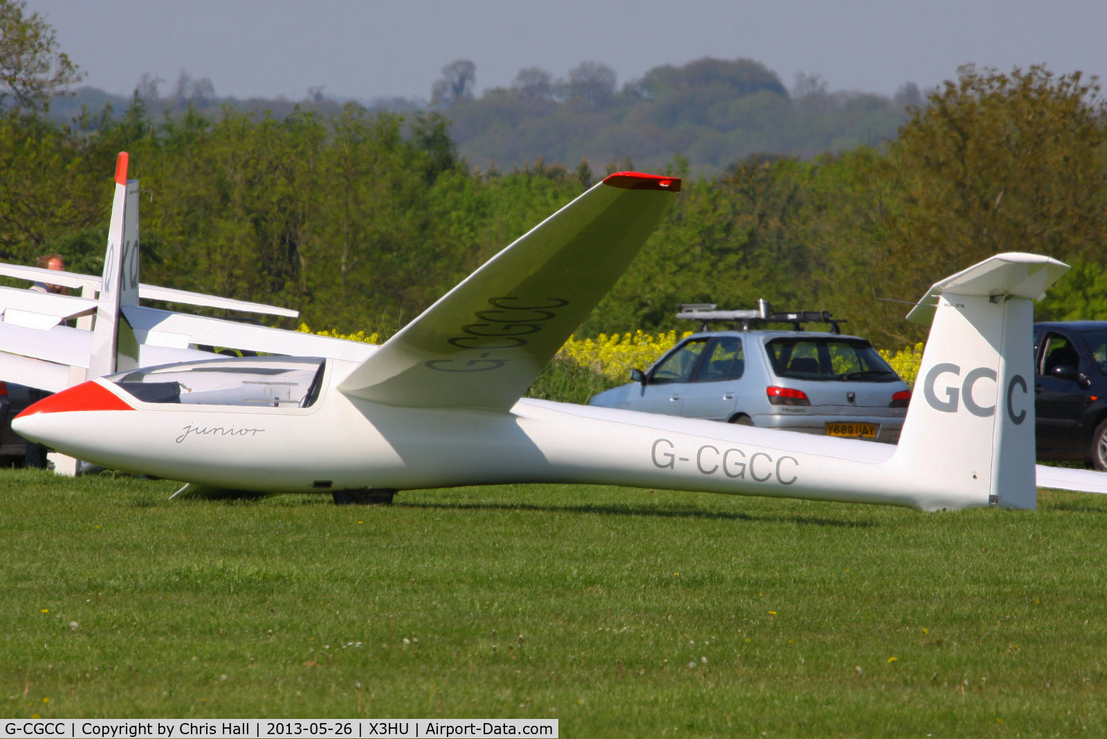 G-CGCC, 1990 PZL-Bielsko SZD-51-1 Junior C/N B-1928, Coventry Gliding Club, Husbands Bosworth