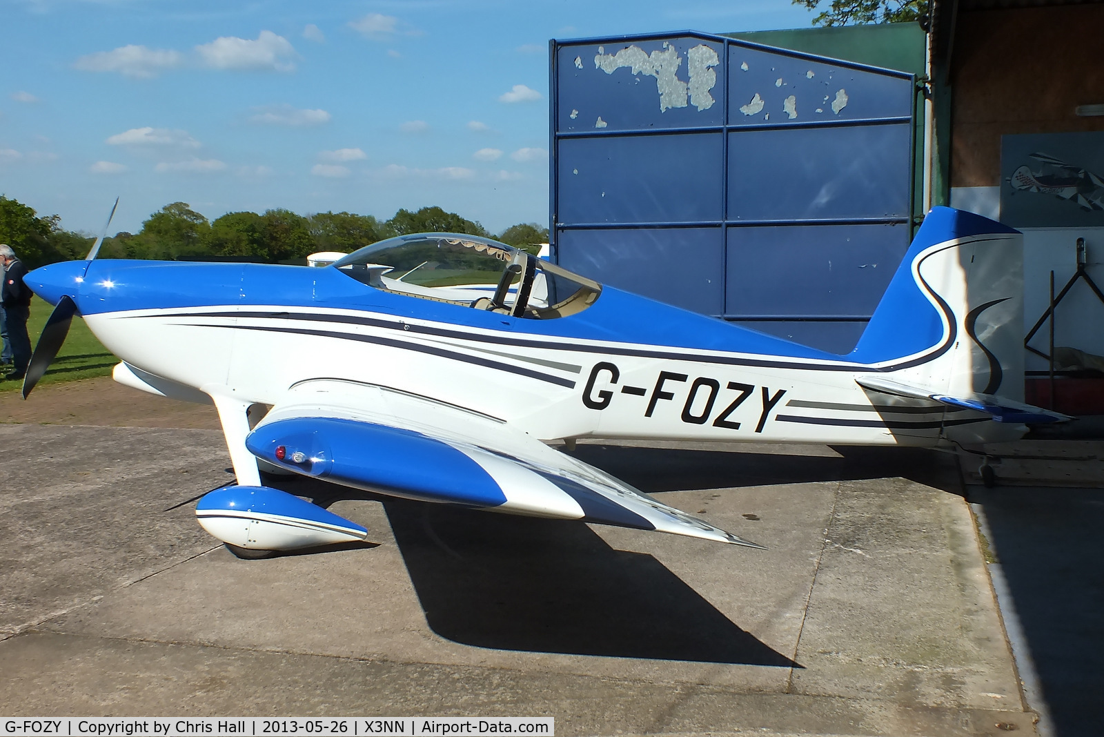 G-FOZY, 2012 Vans RV-7 C/N PFA 323-14150, at Stoke Golding airfield, set amongst beautiful open countryside on the Leicestershire Warwickshire borders