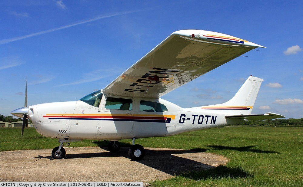 G-TOTN, 1977 Cessna 210M Centurion C/N 21061674, Ex: N732PV > OO-CNJ > G-BVZM > G-TOTN - Originally owned to, Zone Travel Ltd in February 1995 as G-BVZM and currently with, Quay Financial Strategies Ltd since May 2009 as G-TOTN